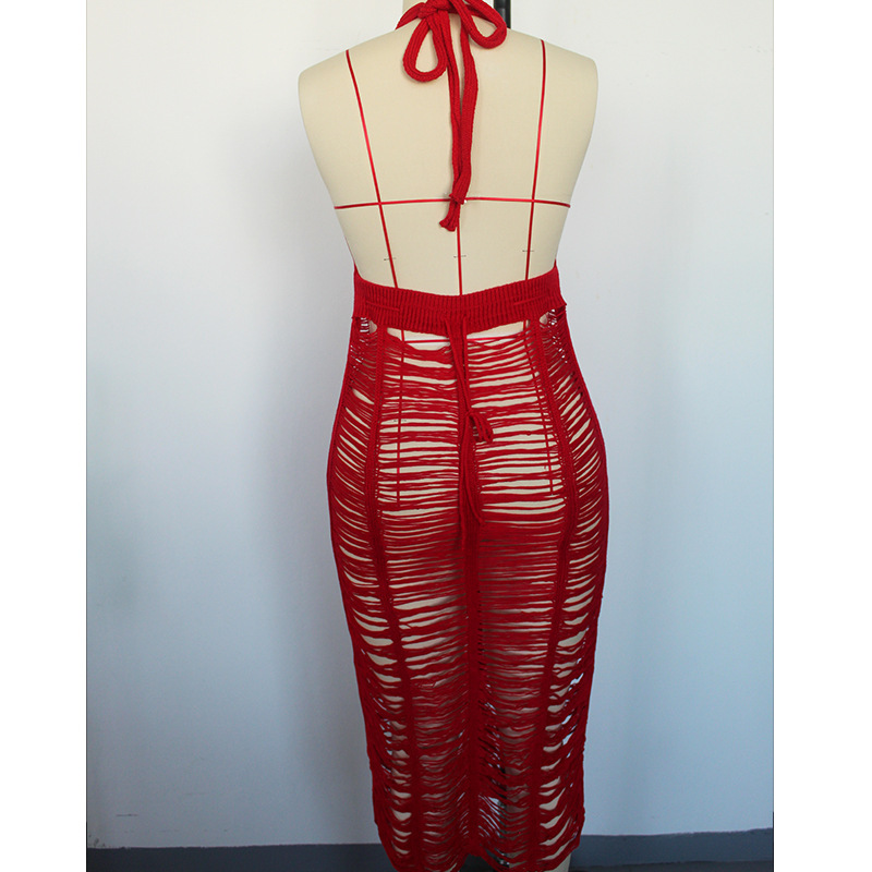 Womenu0027S Fashion Solid Color Polyester Polyacrylonitrile Fiber Cover Ups 1 Piece