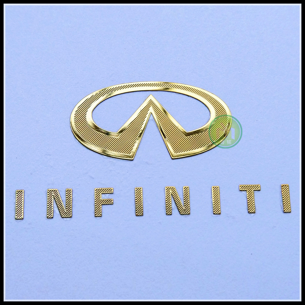 工厂定制纯镍拉丝金属分体字标贴改装金属标签车贴耐温户外用贴字