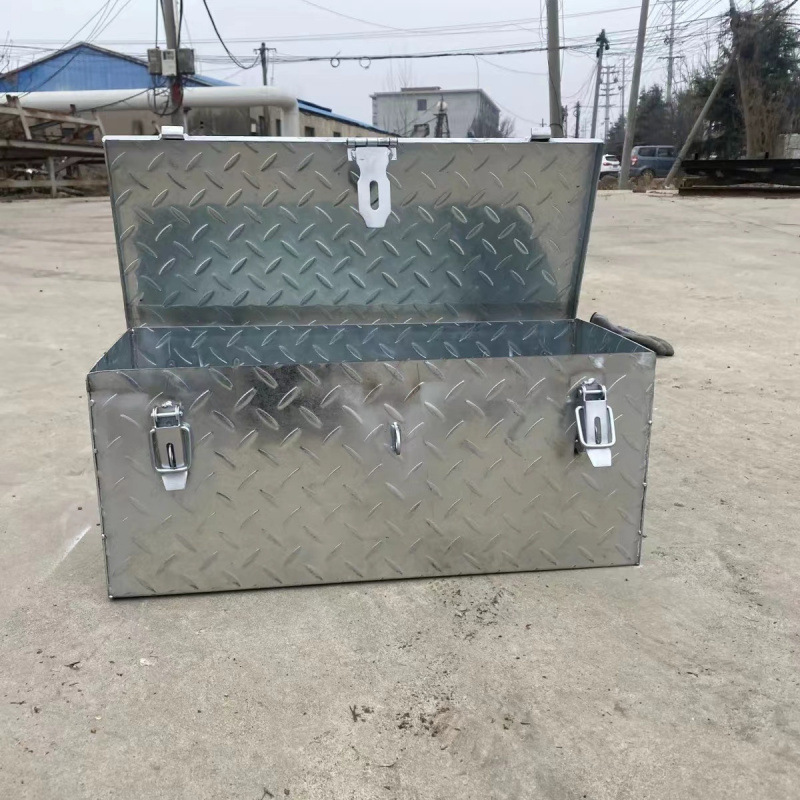 货车工具箱镀锌花纹铁防锈超厚汽车外置工具箱防水防锈防摔加厚