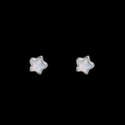 Bright Star~Star Zircon Silver Needle Earrings Women's Fashionable Temperament Cool Earrings  New Earrings