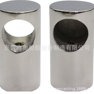 不锈钢316遮阳棚配件，游艇五金，船用管支撑架，不锈钢管件配件