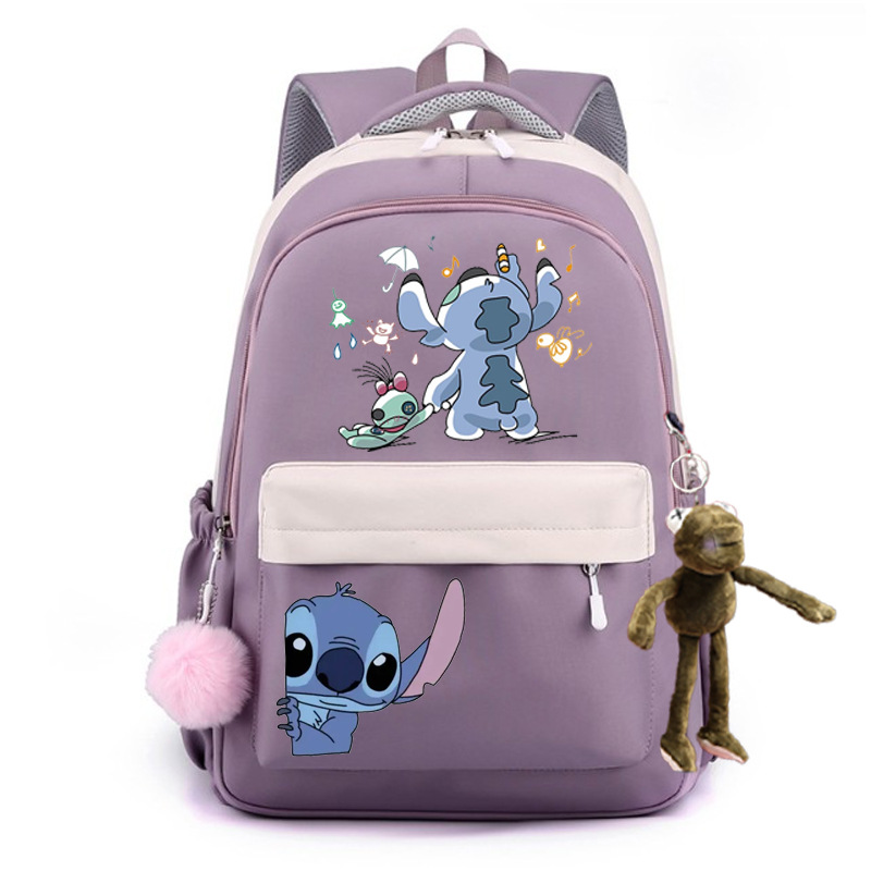 2024 encantador patrón de dibujos animados Stevie / Boy mochila escolar mochila de moda casual para hombres y mujeres