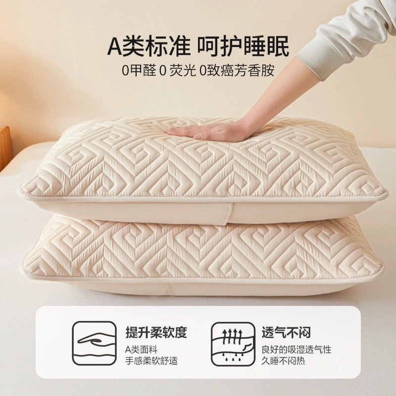 Funda de almohada anti-aceite para la cabeza 48X74 Funda de almohada anti-saliva y sucia Un par de funda de revestimiento de núcleo de almohada capa de aislamiento anti-sudor