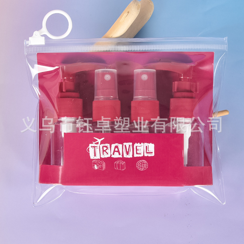 Botella de transporte de viajes, botella de pulverización, botella de pulverización de cosméticos, botella de pulverización de viajes, botella de compresión, embalaje de emulsión