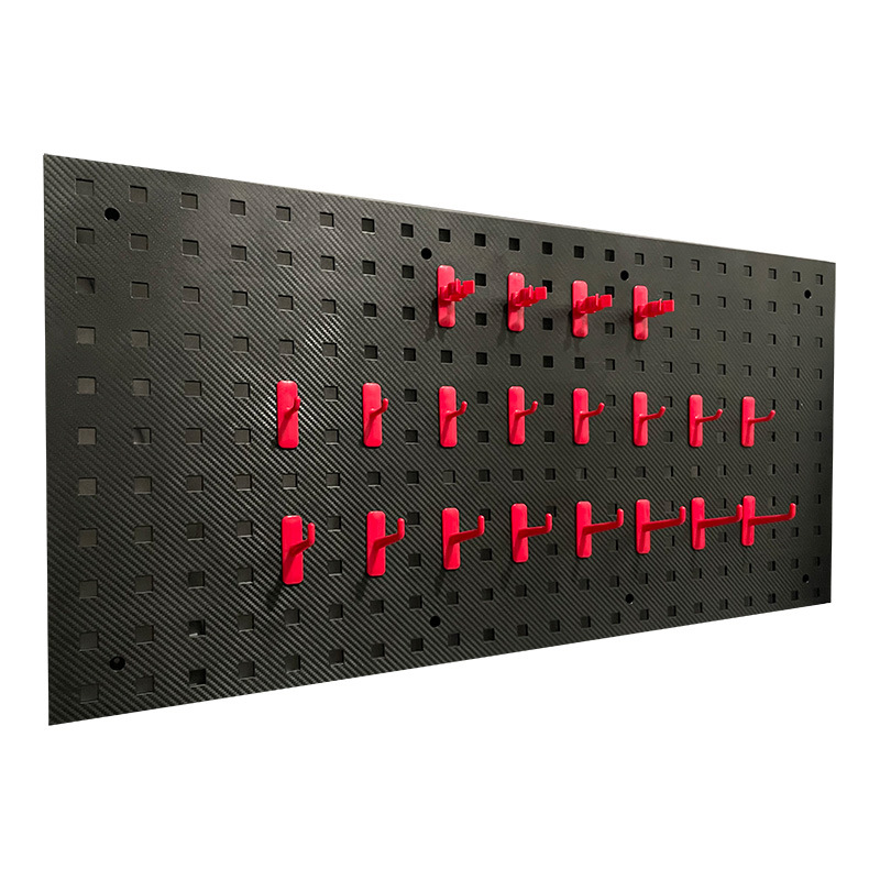Soporte para herramientas, tablero de plástico, lavado de autos, salón de belleza, estante de almacenamiento de herramientas, estante de exhibición, pared de herramientas