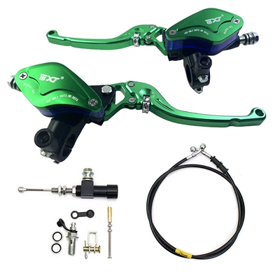 CNC motorcycle accessories cable Other brake systems - green-maple-leaf-hydraulic-clutch-right-pump