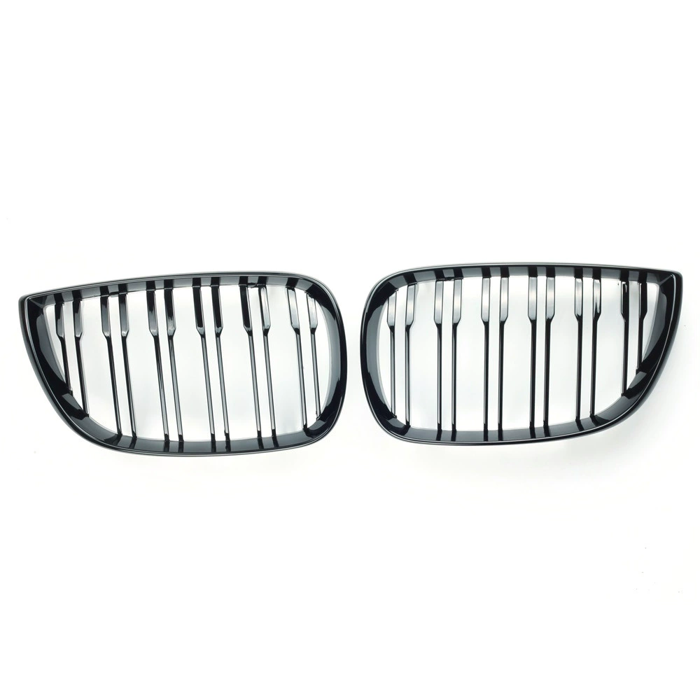 Applicable to 04-11 BMW 1 Series E81E87 modified front face front bar middle network air grille double single bar