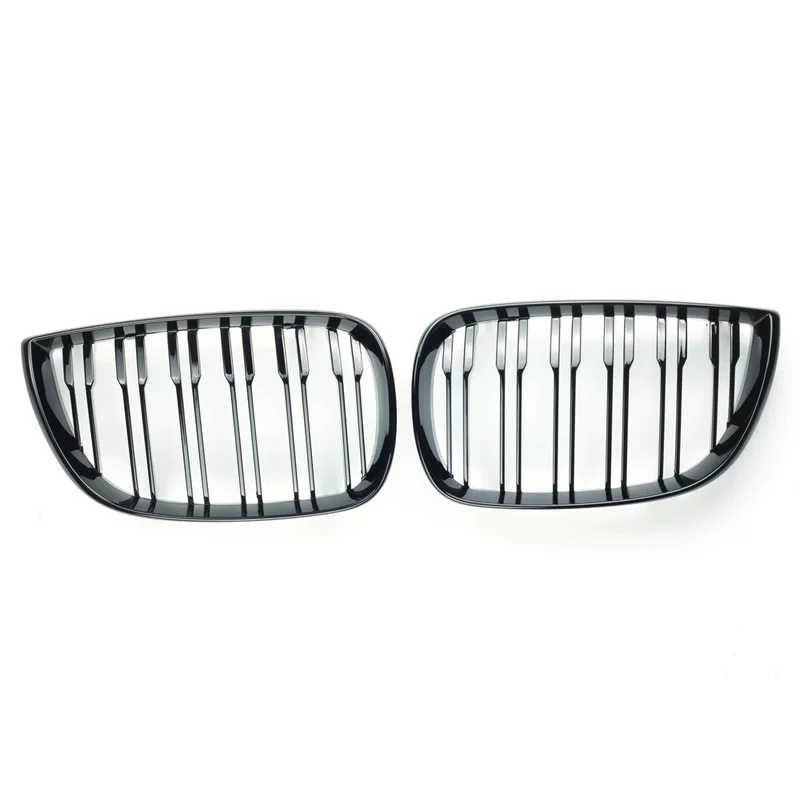 Applicable to 04-11 BMW 1 Series E81E87 modified front face front bar middle network air grille double single bar