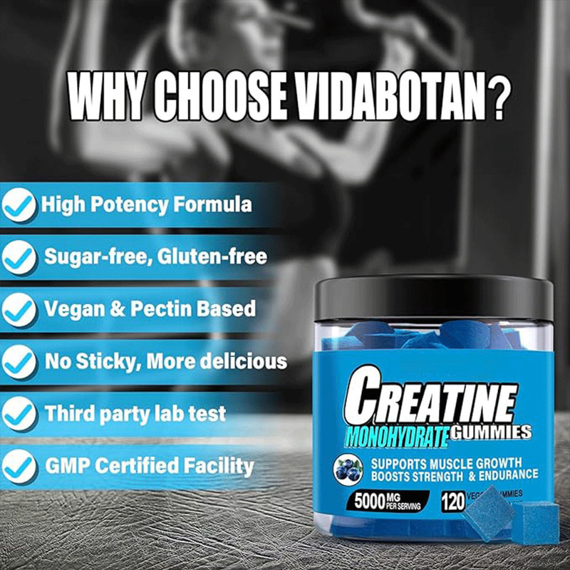 TK爆款肌酸软糖creatine monohydrate Gummies功能糖果OEM定制|undefined