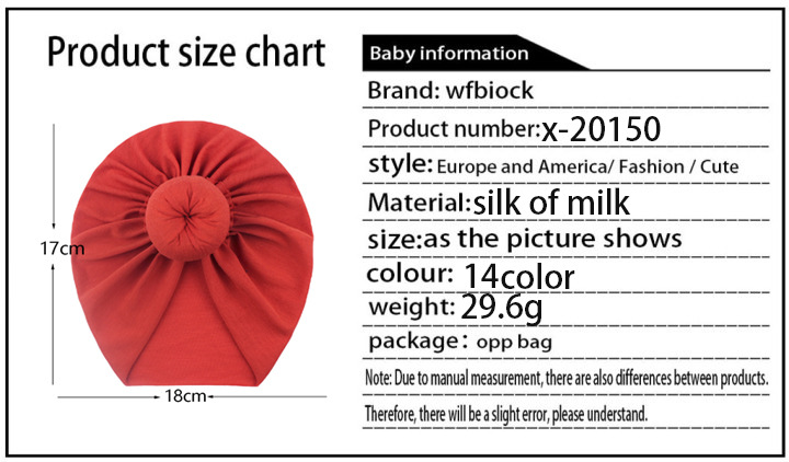 38g Weight Sleeve cap Hats Type Daily Occasion Fashion Solid Color Pom Poms Baby Clothes