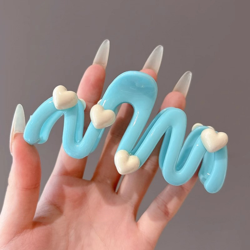 Clip de cabello refinado coreano para mujeres de alto nivel agarrar clips de cabello de tamaño grande detrás de la cabeza de cabello de tiburón clip de cabello lote de cabello