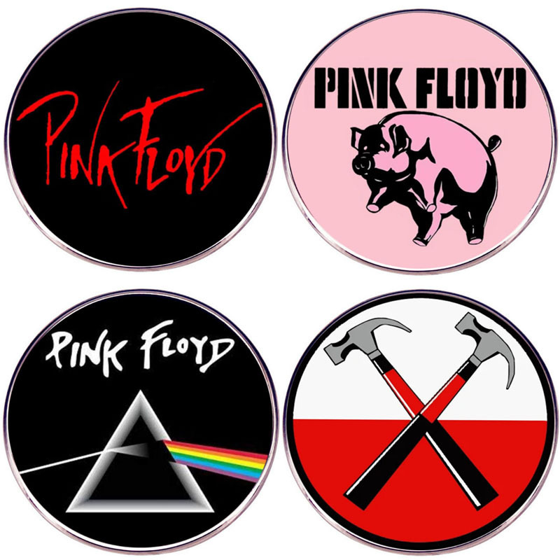 Pink Floyd Pink Freud brooch rock band moon dark surface pin badge alloy badge