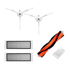 Suitable for Xiaomi sweeping robot SDJQR02RR SDJQR03RR accessories main brush side brush filter main brush cover