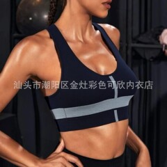 欧米の大きいサイズのスポーツの美背のブラジャー