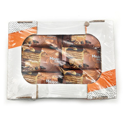 俄小淼提拉米蘇16枚蛋糕俄羅斯原裝進口蜂蜜奶油巧克力糕點零食