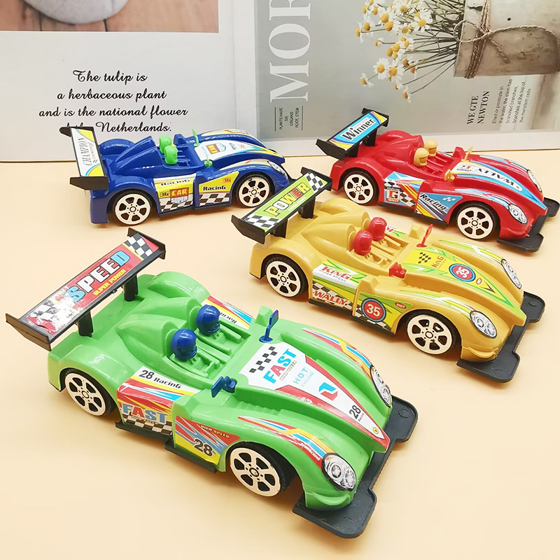 뒤로 당기는 레이싱카 장난감