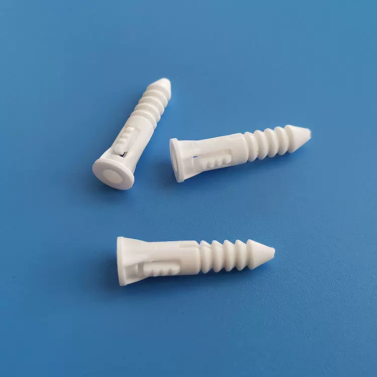 龙三塑胶配件厂供应 067F固定涨钉塑料紧固件 5*25mm塑胶膨胀胶塞