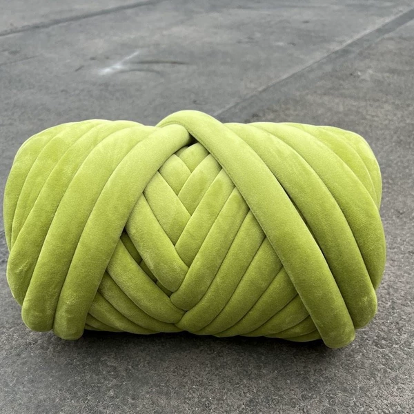 Velvet olive green-3cm thick [about 8.5 meters long/take multiple shots without cutting]