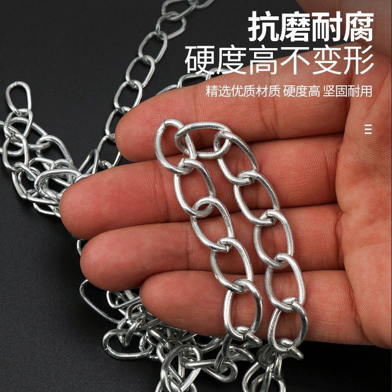 小铁链条细铁链子灯链广告牌吊链日光灯吊链链条1.5吊链瓜子链