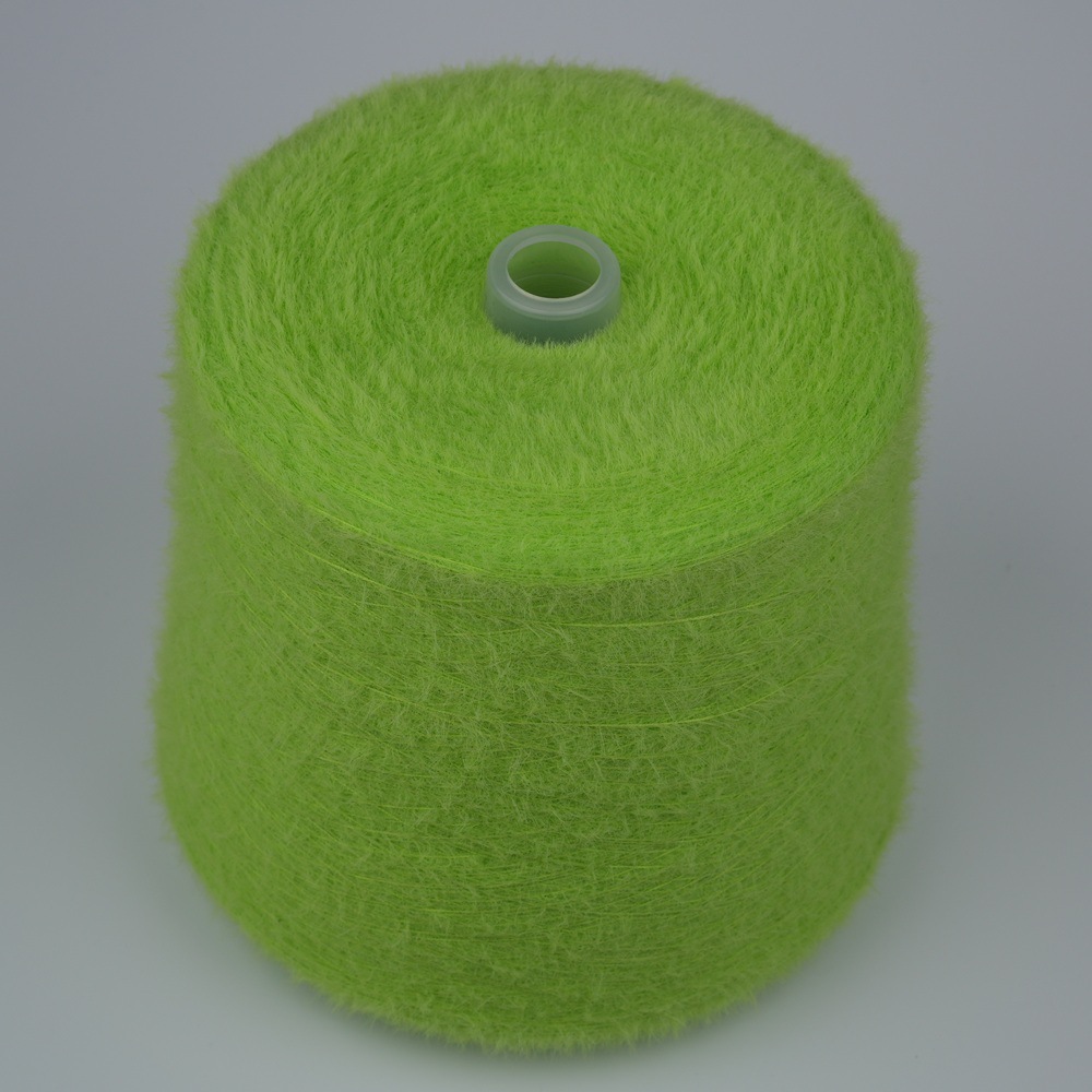 1.3公分尼龙仿貂毛毛线 不易掉毛秋冬仿貂毛线 水貂毛 皮草纱线