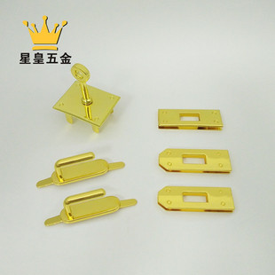 Kelly bag hardware accessories six-piece set luggage lock hanging buckle hardware buckle factory wholesale