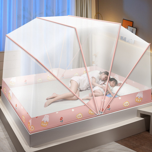 The same style of Internet celebrity folding mosquito net 2024 new summer dormitory installation-free tent, upper bunk bed and lower bunk bed