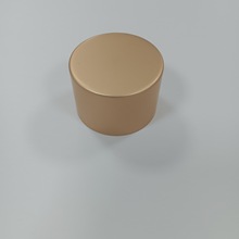 24口径压旋塑料瓶盖通用旋盖电化铝哑金白色化妆品瓶PP塑料盖