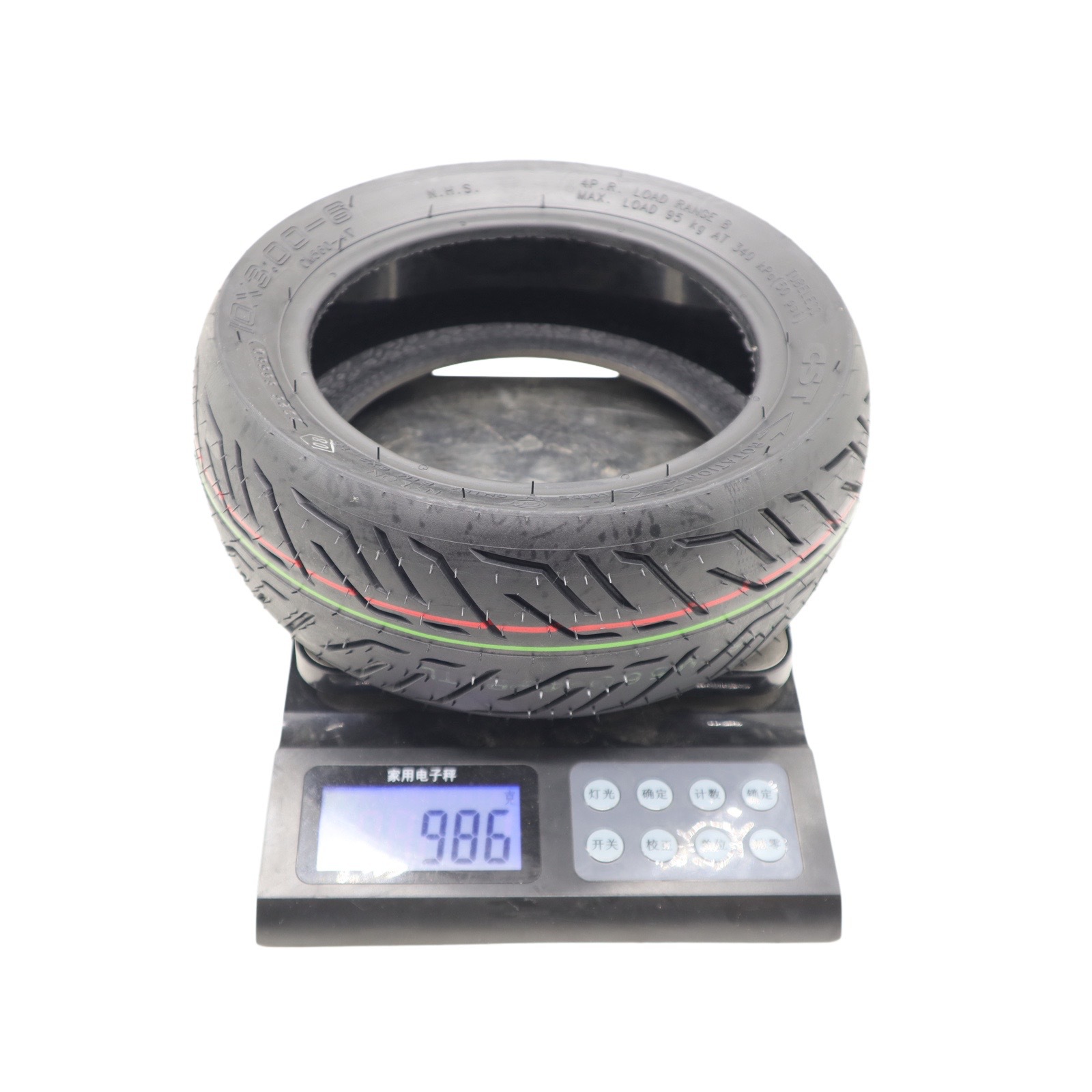 Zhengxin Cst10X3.00-6 Vacuum Tire 10-Inch 3.00-6 Electric Scooter Thickened Self-Repairing Vacuum Tire