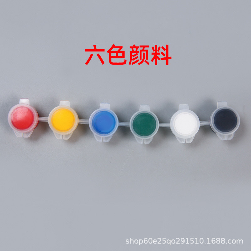 Tiras de pintura acrílica de 3 ml, 6 colores en una pieza, 5 ml, 12 colores, manualidades, pintura de yeso, pintura de piedras para colorear para niños