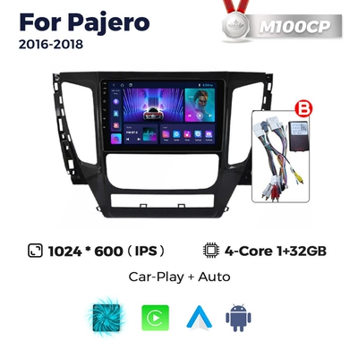 Pajero 2016-2018 Mitsubishi DVD Navigation - b-m100cp-132-quad-core-wifi-version