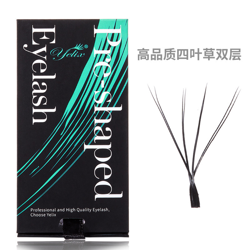 Fábrica de injerto de pestañas 8D densas pestañas falsas densas de doble capa de tetrafolia de gran capacidad al por mayor pestañas