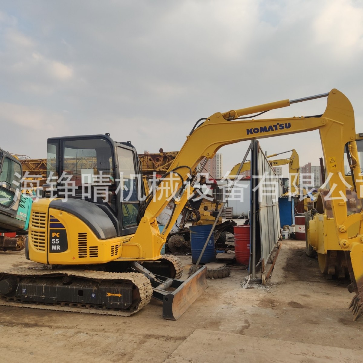 直销二手现货出口上海二手小松PC55挖掘机出售
