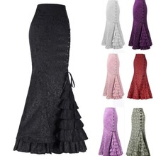 Hot Sells Floral Print Skirt Vintage Floral Long Skirts�羳