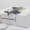 Marine pendant, shark, keychain, makes sounds, creative gift