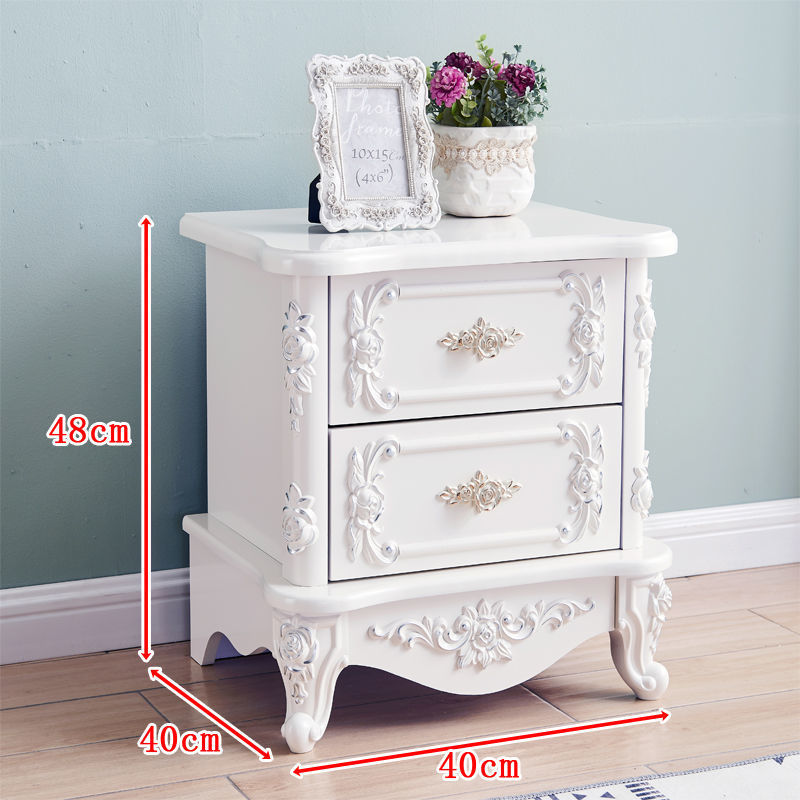 40cm 와이드 매트 화이트 실버