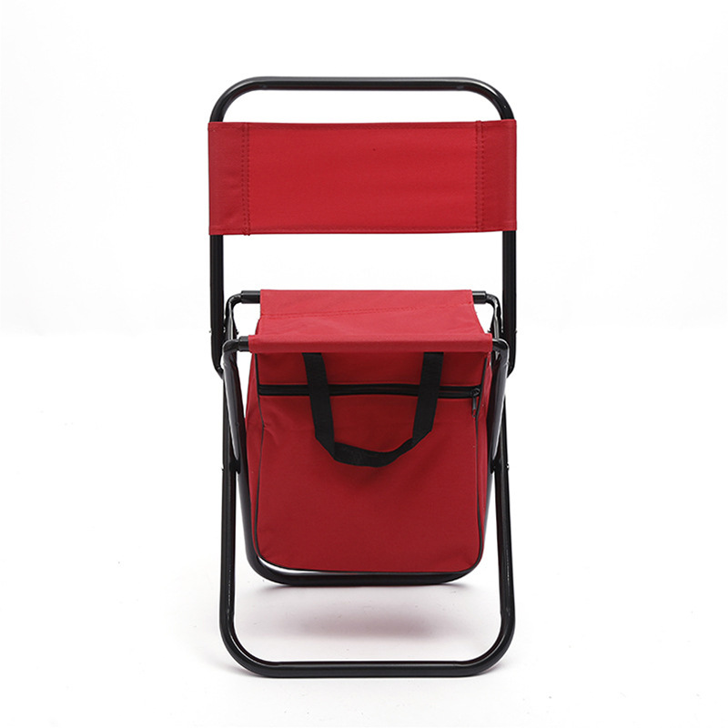Silla de playa plegable pequeña para niños, bolsas de almacenamiento multifuncionales para bocadillos para estudiantes.
