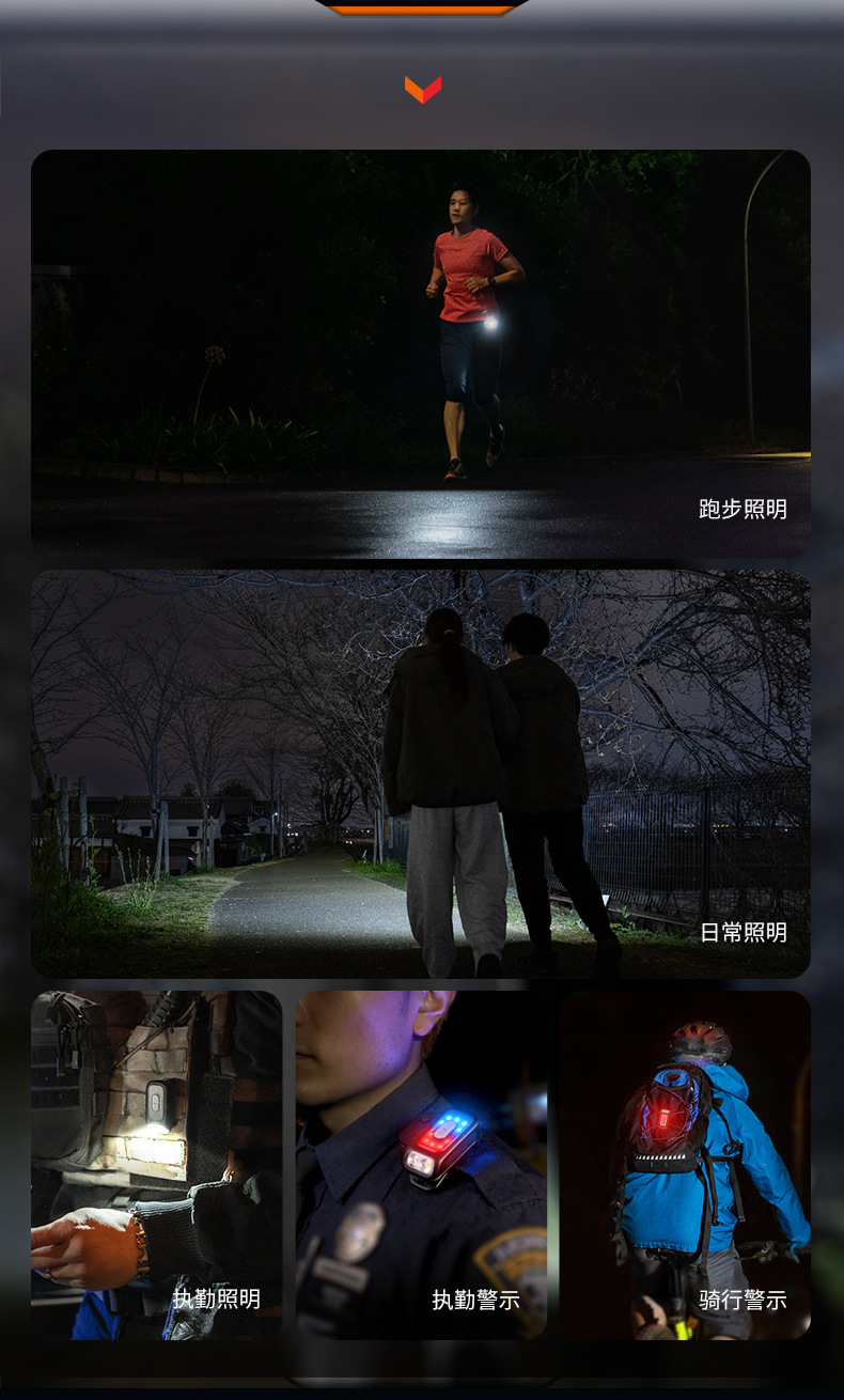Fenix E04R Mini Flashlight Outdoor Lighting Warning Light Edc Portable Night Fishing Clip Light