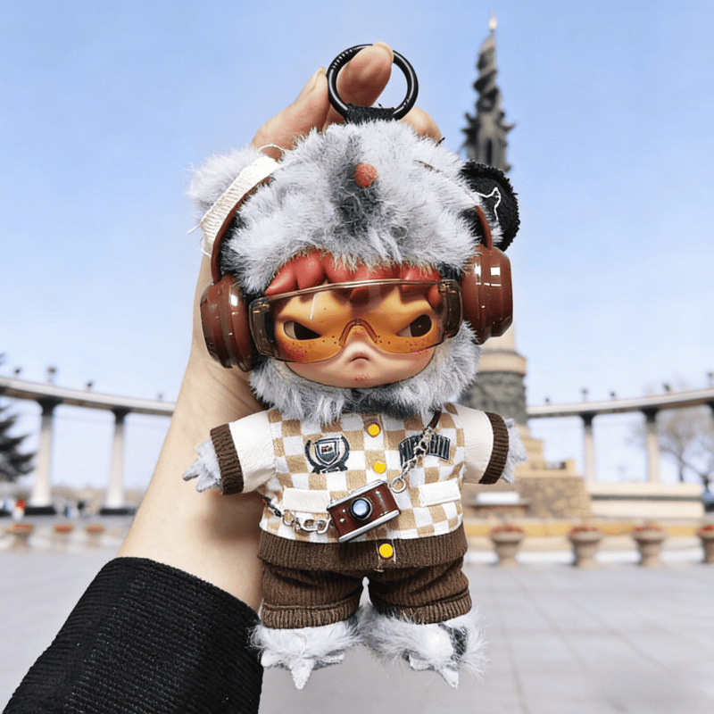 Only Doll Clothes】15Cm Doll Clothes for Hirono Road Log Dolls, 17cm Labubu Doll Clothes