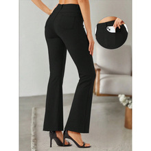 R 66496 High Waist Stretchy Flare ��������΢����羳����
