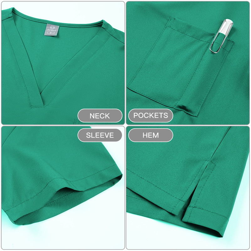 在庫あり Amazon 手術室半袖手洗い服女性スーツショート T ナース服手術服隔離服オーバーオール|undefined