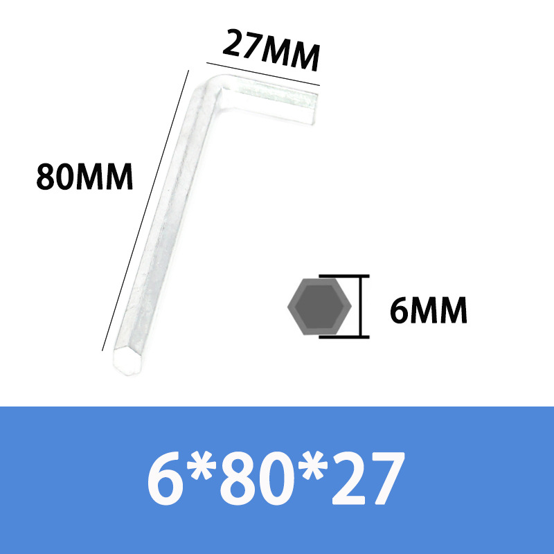 6 galvanized and hardened (long 80*short 27)