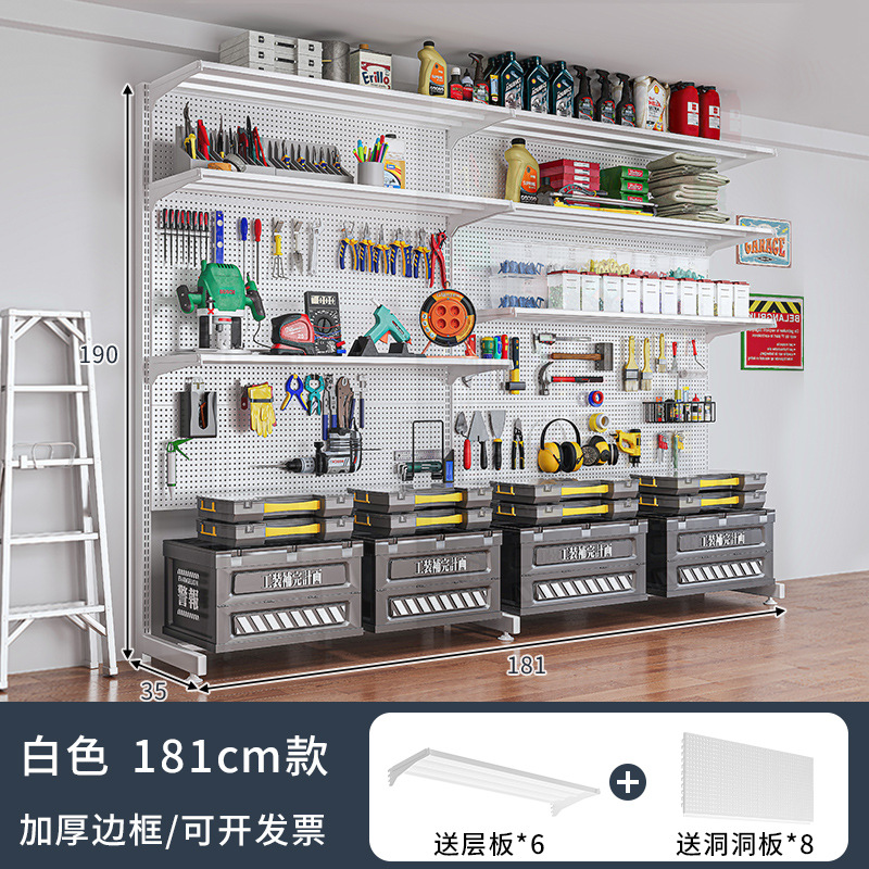 Estante de almacenamiento de herramientas de hardware vertical de piso estante de almacenamiento de equipos deportivos de metal sin perforación estante doméstico