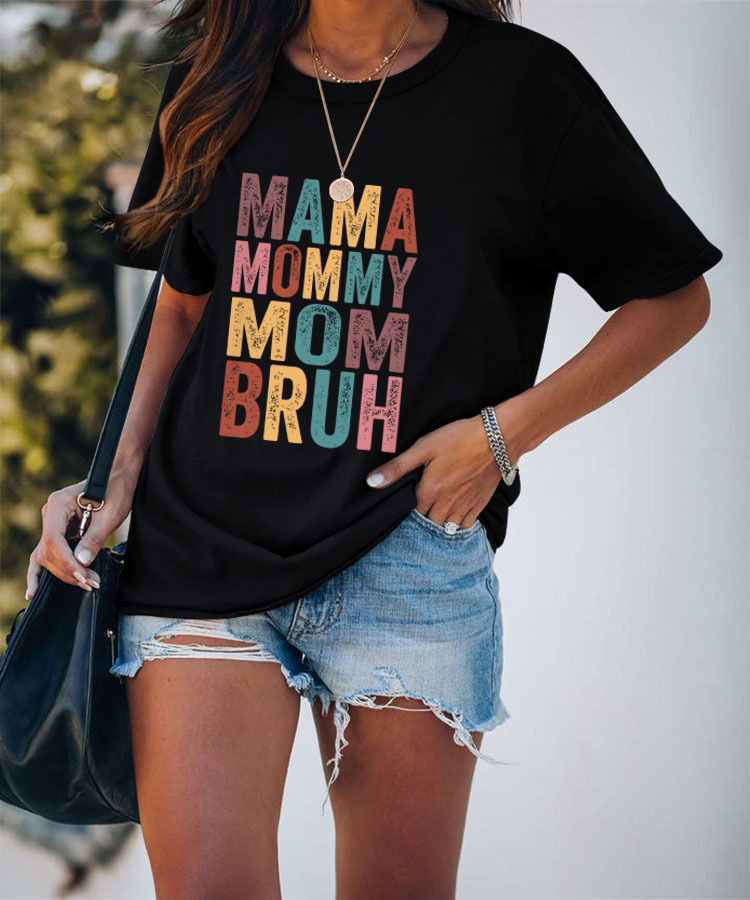 Femmes T-shirt Manche Courte T-shirts Impression Mode Lettre display picture 28