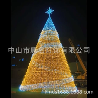 Christmas tree street festival lights 鹿拉车 圣诞树节日灯