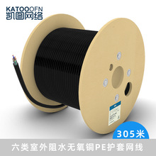 �P�DCat6 UTP�����������0.55mm�o���~PE�o����ˮ�W��305��