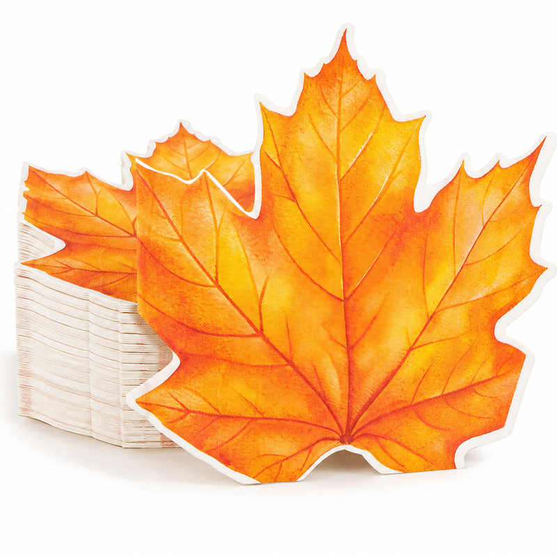 Watercolor Maple Leaf Printed Napkins Autumn Maple Leaf Pattern Disposable Party Napkins Thanksgiving Party Decoration Watercolor Maple Leaf Printed Napkins Autumn Maple Leaf Pattern Disposable Party Napkins Thanksgiving Party Decoration