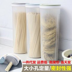 麺収納ボックス、パスタバケツ、透明保存瓶、キッチン密封瓶、食品グレードの穀物保存瓶