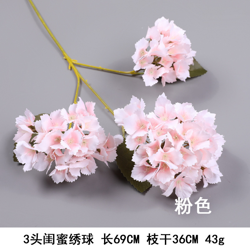 造花のアジサイのウェディングシーン装飾、花束、造花ブーケ、アジサイの造花、造花ブーケ、造花|undefined