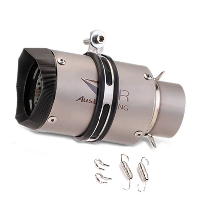 carbon fiber fried street – Motorcycle exhaust pipe - titanium-alloy-60mm