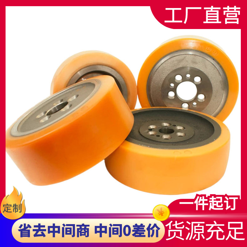 聚氨酯包胶轮 pu承载轮 聚氨酯包胶轮聚氨酯静音轮PU万向带刹车轮